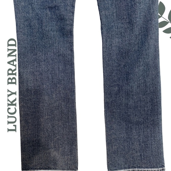 Lucky Brand Classic Mid-Rise Straight Cut Jeans | Blue Denim| Size 28 - Picture 6 of 7